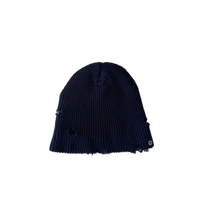 Waffle Knit Cedes Beanie (navy)